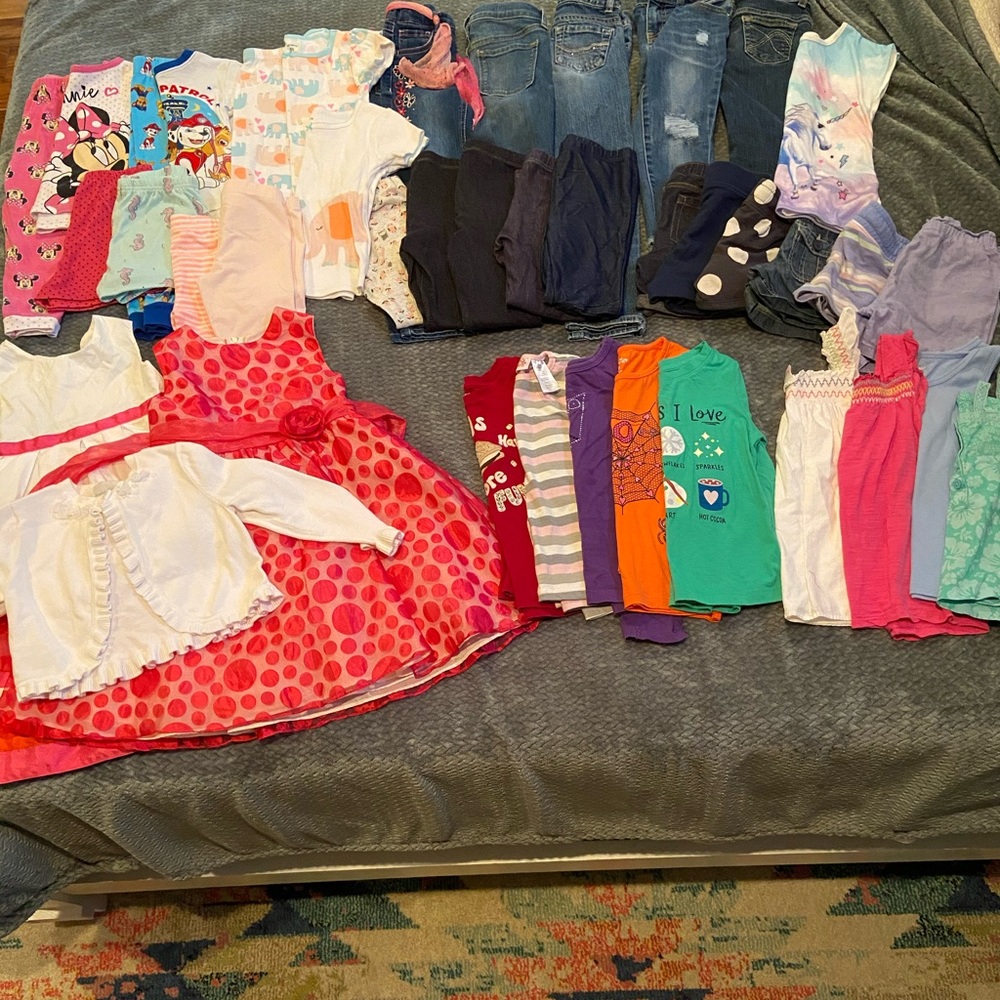 Girls clothes size 5T lot